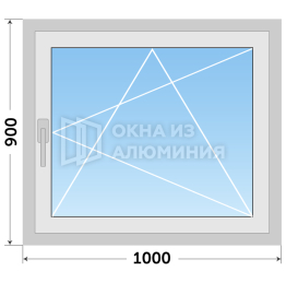 Остекление из профиля AL-303